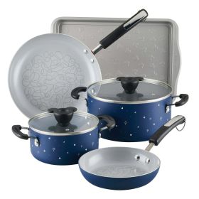 Disney Collection 7-Piece Ceramic Nonstick Cookware Set by Farberware - Blue