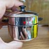 Silvery 60-Minute Mechanical Timer in Pot Shape for Accurate Kitchen Timing and Fun Cooking Sessions