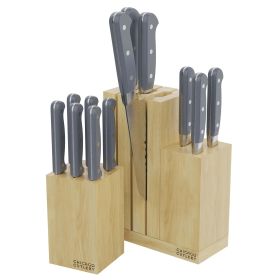 Chicago Cutlery Halsted 14-Piece Complete Cutlery Set with Storage Block