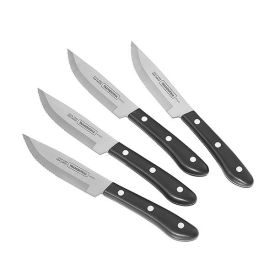 Tramontina 5-Inch Porterhouse Steak Knife Set, 4 Stainless Steel Knives for Superior Cutting Performance