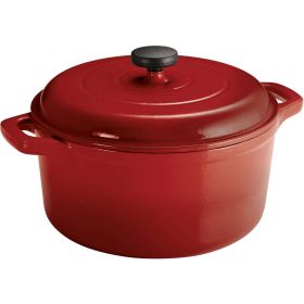 Tramontina Heritage 6.5 Qt Enameled Dutch Oven – Ruby Red