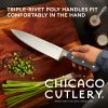 Chicago Cutlery Halsted 14-Piece Complete Cutlery Set with Storage Block