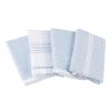 Better Homes & Gardens Stylish Blue Linen Oversized Dish Cloth Set – 4 Pack