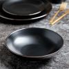 Thyme & Table Dinnerware Black Onyx Stoneware Round Soup Bowl