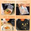 Mess-Free Frying with 200 Disposable Air Fryer Parchment Paper Liners