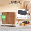 VEVOR Acacia Wood Knife Block – 10-Inch Double-Sided Magnetic Stand for Kitchen Knives