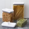 Better Homes & Gardens Flip-Tite Canister Set, 3-Piece Rectangular Food Storage