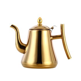 Pour Over Coffee Kettle Premium Stainless Steel Gooseneck Tea Kettle (Color: gold)