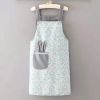 Cute Rabbit Ears Apron: Adjustable Polyester Cotton Chef Apron with Large Pockets