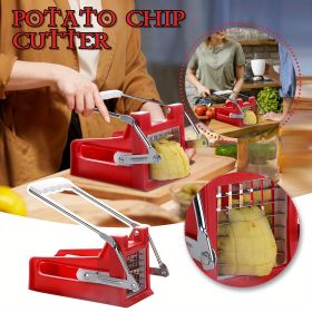 Hand Push Potato Slicers Potato Slicers French Fries Divider; Home Kitchen Accessories (Color: AS Shown)