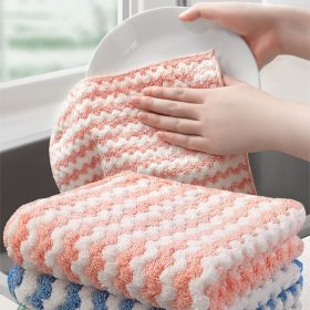 Coral Fleece Microfiber Dish Cloths, Soft & Absorbent Reusable Towels for Kitchen & Home (size: 3pcs, 9.8*9.8in)