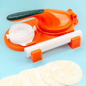 Handcrafted Dumpling Tool Set – 3 Essential Pieces for Homemade Dumplings (Color: orange)