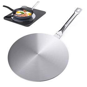 Versatile Stainless Steel Heat Diffuser Simmer Ring Plate for Gas & Glass Cooktops (size: 7.5Inch)