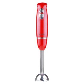 5 Core 500W 8-Speed Hand Blender – Ultimate Electric Blender for Smoothies & More (size: Red Stick)