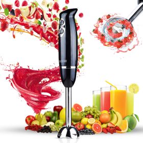 5 Core 500W 8-Speed Hand Blender – Ultimate Electric Blender for Smoothies & More (size: Black Stick)