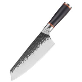 Forged Hammer Pattern Stainless Steel Cutting Knives (Option: 75 Inch Cutting Knife)